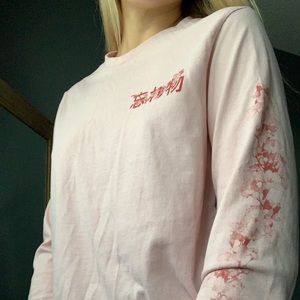Pink Long Sleeve - Graphic Tee